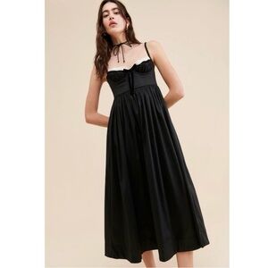 For Love and Lemons Doris Midi Dress Size Small